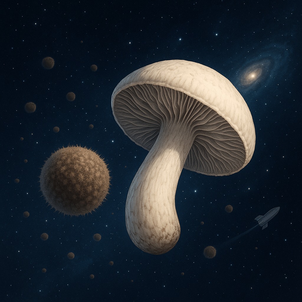 🌌 Les spores de champignons peuvent-elles voyager dans l’espace ? 🍄🚀 - Champitopia