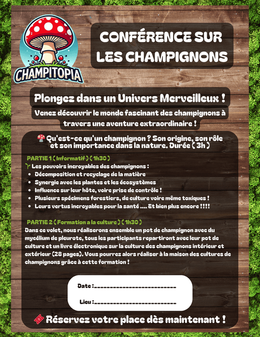 Conférence - Expérience (3h) - Champitopia